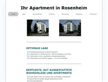 Tablet Screenshot of apartment-rosenheim.de